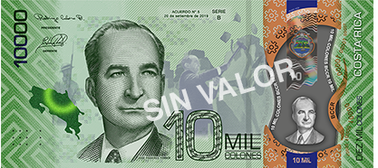 ₡10000 Frente
